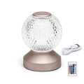 Aigostar -  Candeeiro de mesa LED RGB com regulação LED/1W/5V 1800mAh 13,5 cm + comando