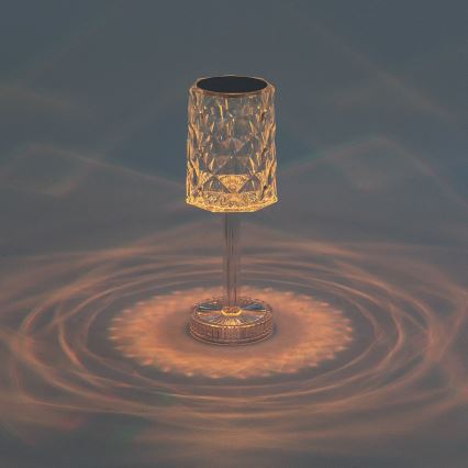 Aigostar - Candeeiro de mesa  LED RGB com regulação LED/1W/5V 1800mAh 26 cm + controlo remoto