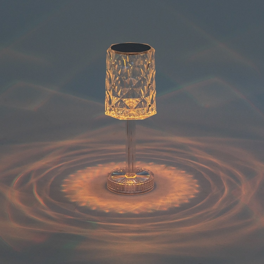 Aigostar - Candeeiro de mesa  LED RGB com regulação LED/1W/5V 1800mAh 26 cm + controlo remoto