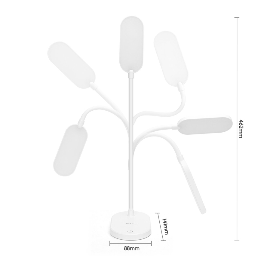 Aigostar - Candeeiro de mesa táctil LED com regulação LED/3W/5V