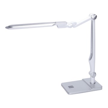 Aigostar - Candeeiro de mesa tátil LED com regulação LED/9W/230V 3000/6500K prateado