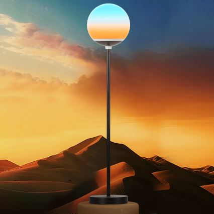 Aigostar - Candeeiro de pé LED RGBW dimerizável MESH LED/8W/230V + controlo remoto