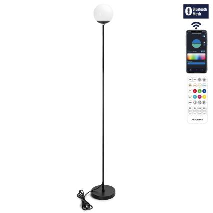 Aigostar - Candeeiro de pé LED RGBW dimerizável MESH LED/8W/230V + controlo remoto