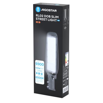 Aigostar - Candeeiro de rua LED LED/100W/230V 6500K IP65