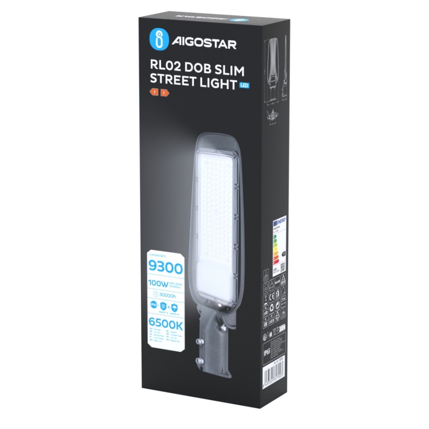 Aigostar - Candeeiro de rua LED LED/100W/230V 6500K IP65