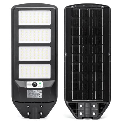 Aigostar - Candeeiro de rua solar LED com sensor LED/200W/3,2V 12000mAh IP65 6500K + comando