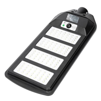 Aigostar - Candeeiro de rua solar LED com sensor LED/200W/3,2V 12000mAh IP65 6500K + comando