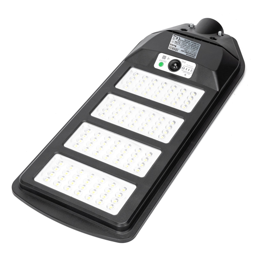 Aigostar - Candeeiro de rua solar LED com sensor LED/200W/3,2V 12000mAh IP65 6500K + comando