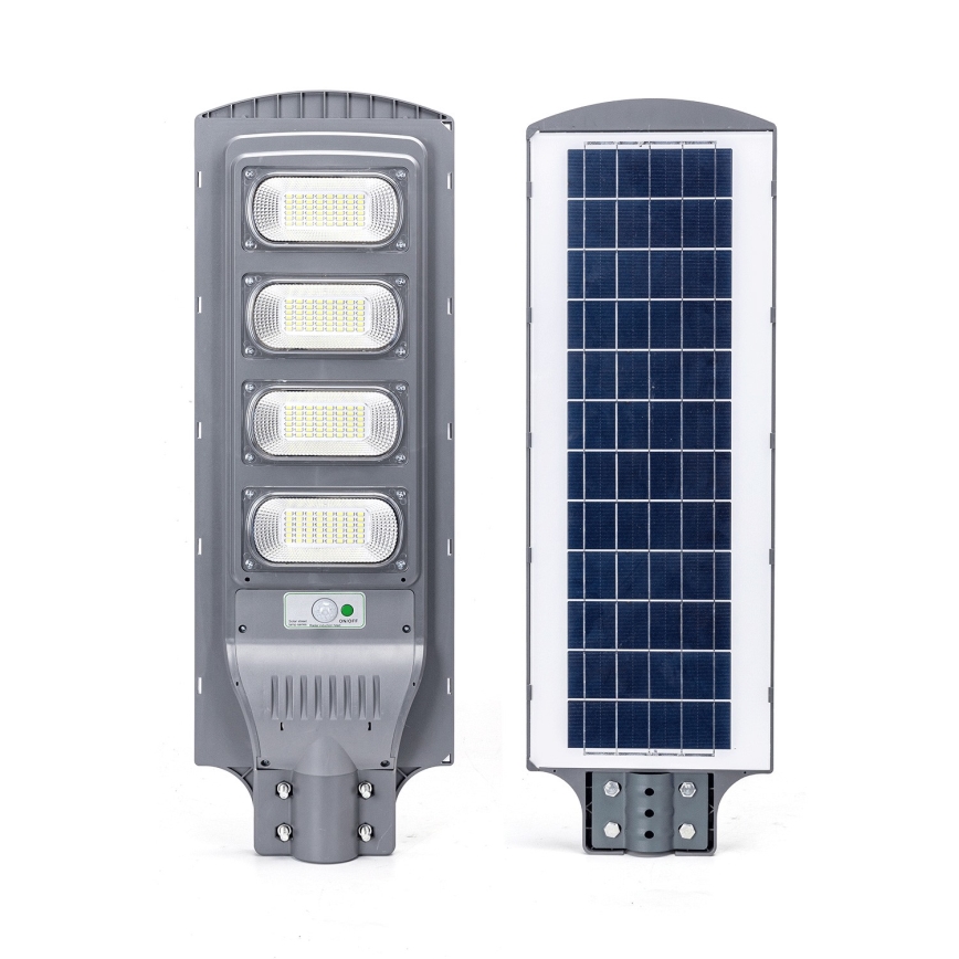 Aigostar - Candeeiro de rua solar LED com sensor LED/200W/3,2V 20000mAh IP65 6500K + comando
