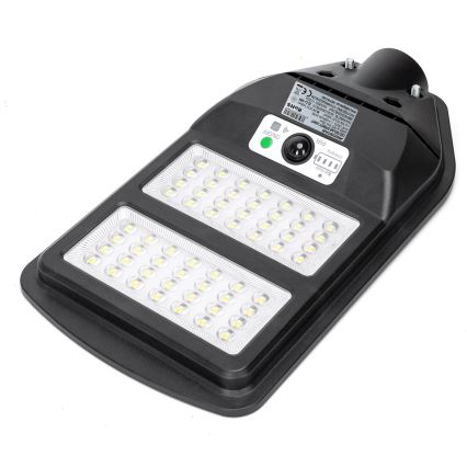 Aigostar - Candeeiro de rua solar LED com sensor LED/70W/3,2V 4000mAh IP65 6500K + comando