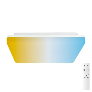 Aigostar - Candeeiro de Tecto LED Regulável para Casa de Banho LED/18W/230V 3000K-6500K IP54 + comando remoto