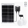 Aigostar - Candeeiro de tecto LED solar com sensor 2xLED/35W/3,7V 6000 mAh IP65 + comando remoto