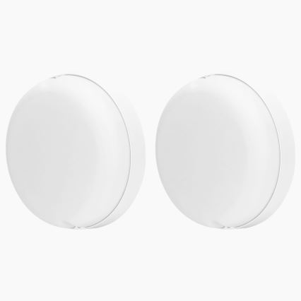 Aigostar - Candeeiro de tecto LED solar com sensor 2xLED/35W/3,7V 6000 mAh IP65 + comando remoto