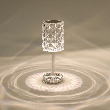 Aigostar -  Candeeiro de mesa LED com regulação LED/1W/5V 2700/4000/6500K 1800mAh 26 cm