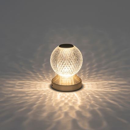 Aigostar - Candeeiro de mesa LED regulável LED/1W/5V 2700/4000/6500K 1800mAh 13,5 cm