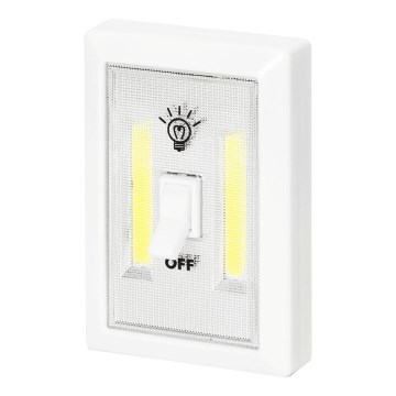 Aigostar - Candeeiro noturno portátil LED, 3x AAA, 6500K