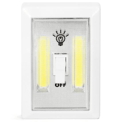 Aigostar - Candeeiro noturno portátil LED, 3x AAA, 6500K