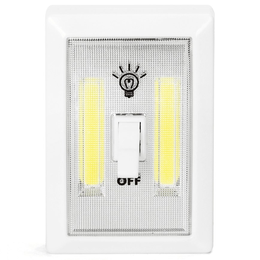 Aigostar - Candeeiro noturno portátil LED, 3x AAA, 6500K