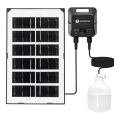 Aigostar - Candeeiro solar LED com sensor LED/35W/12V 3000 mAh 6500K IP65 Ø 10 cm + comando remoto
