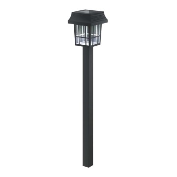 Aigostar - Candeeiro solar LED LED/0,006W/1,2V 32 cm 40 mAh preto 6500K IP44
