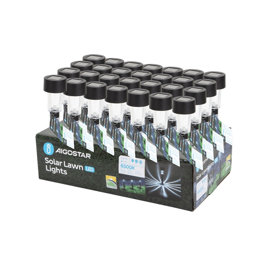 Aigostar - Candeeiro solar LED LED/0,006W/1,2V 40mAh 6500K IP44