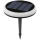 Aigostar - Candeeiro solar LED LED/0,6W/2V diâmetro 16,5 cm 3200K/4000K/6500K IP65 preto