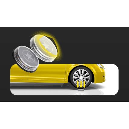 Aigostar - Candeeiro solar LED LED/0,6W/5,5V 24,5 cm 500 mAh 3200K IP66 preto