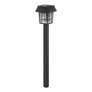 Aigostar - Candeeiro solar LED LED/2V 6500K IP44 40 mAh preto