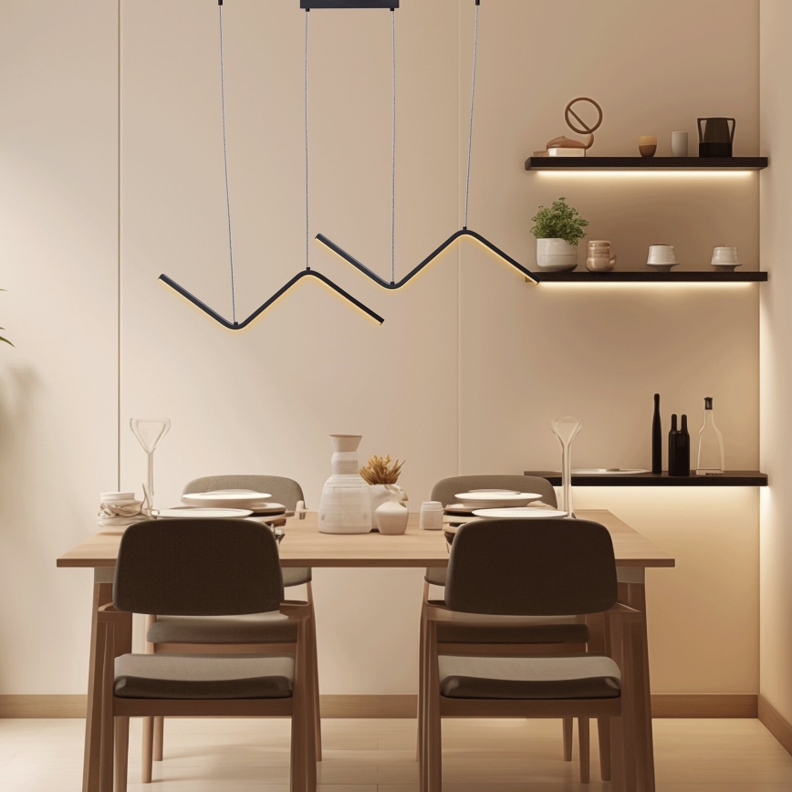 Aigostar - Candeeiro suspenso LED LED/23W/230V 2700K