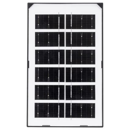 Aigostar - Candeeiro solar LED LED/35W/12V 3000 mAh 6500K diâmetro 15 cm + comando