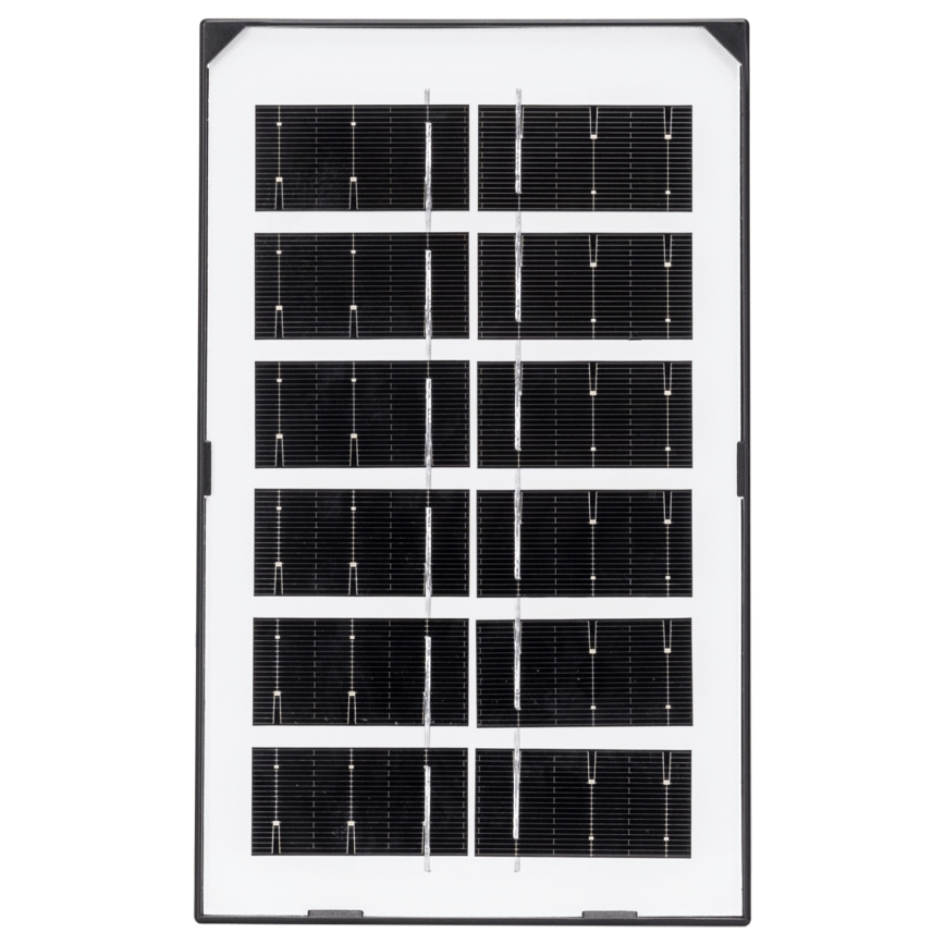 Aigostar - Candeeiro solar LED LED/35W/12V 3000 mAh 6500K diâmetro 15 cm + comando