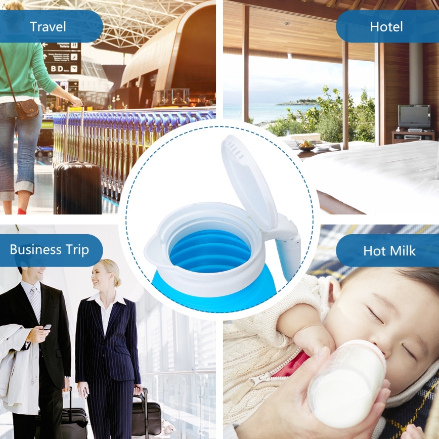 Aigostar - Chaleira de viagem 600ml 1000W/230V