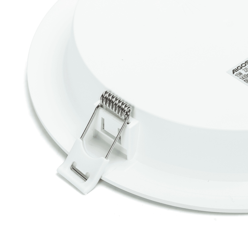Aigostar - Pack de 2 luminárias de teto embutidas LED RGBW dimerizáveis MESH LED/15W/230V 2700K-6500K