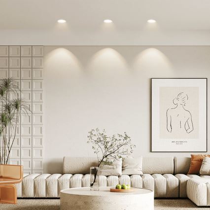 Aigostar - CONJUNTO 3x Focos de encastrar exterior LED LED/4,8W/230V 4000K IP65 branco