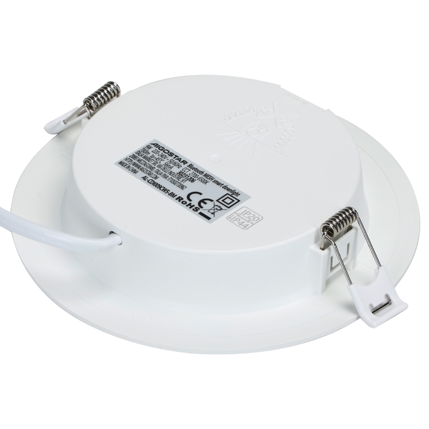 Aigostar - CONJUNTO 3x Focos de encastrar LED com regulação MESH LED/9W/230V 2700K-6500K diâmetro 14,5 cm