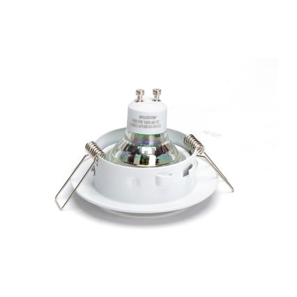 Aigostar - Conjunto 3x Luminárias LED de Embutir 1xGU10/4,5W/230V 3000K brancas