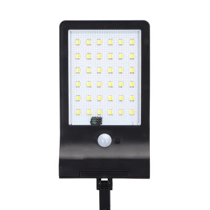 Aigostar - Conjunto 2x Lâmpada solar de rua LED com sensor LED/3W/3,7V1800 mAh IP44 3000/4000/5000K + controlo remoto