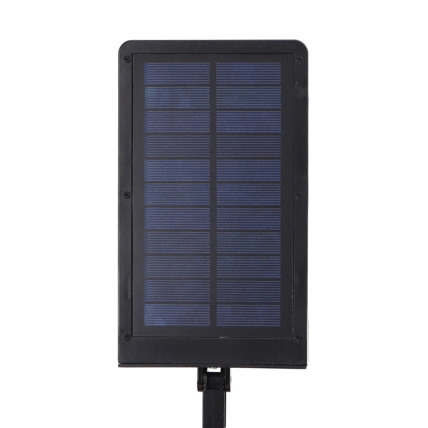 Aigostar - Conjunto 2x Lâmpada solar de rua LED com sensor LED/3W/3,7V1800 mAh IP44 3000/4000/5000K + controlo remoto