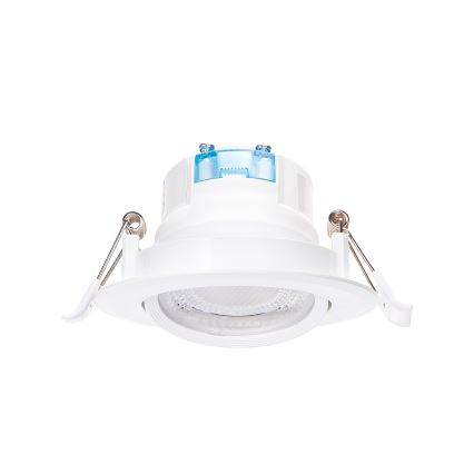 Aigostar - Conjunto de 3 luminárias de embutir LED/5W/230V 4000K Ø 8,5 cm branco