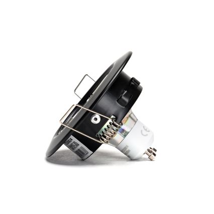 Aigostar - Conjunto de 3 spots LED de embutir 1xGU10/4,5W/230V 6500K pretos