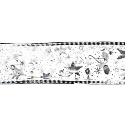 Aigostar - Cordão de luzes LED 100xLED/3xAA 10 m branco quente prateado