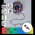 Aigostar - Cordão de luzes de Natal LED para exterior, 100 LEDs, 8 modos, 13 m, IP44, multicolorido