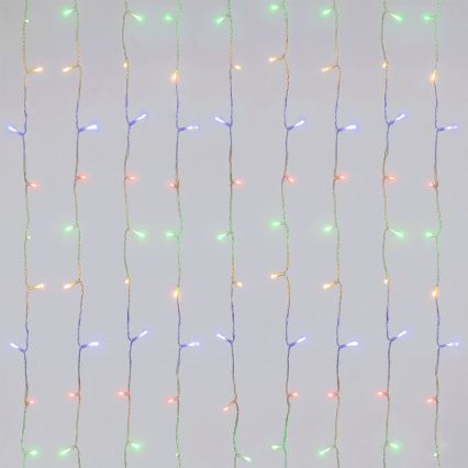 Aigostar - Cordão de luzes de Natal LED para exterior 120xLED/8 funções 3,9x1,2m IP44 multicolorido