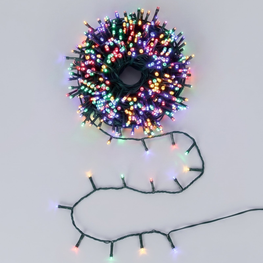 Aigostar - Cordão de luzes de Natal LED para exterior 2000 LEDs/8 funções 103 m IP44 multicolorido
