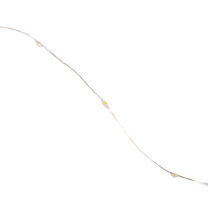 Aigostar - Cordão de luzes de Natal LED para exterior 300xLED/8 funções 4m IP44 branco quente