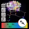 Aigostar - Cordão de luzes de Natal LED para exterior 500xLED/8 funções 53m IP44 multicolorido