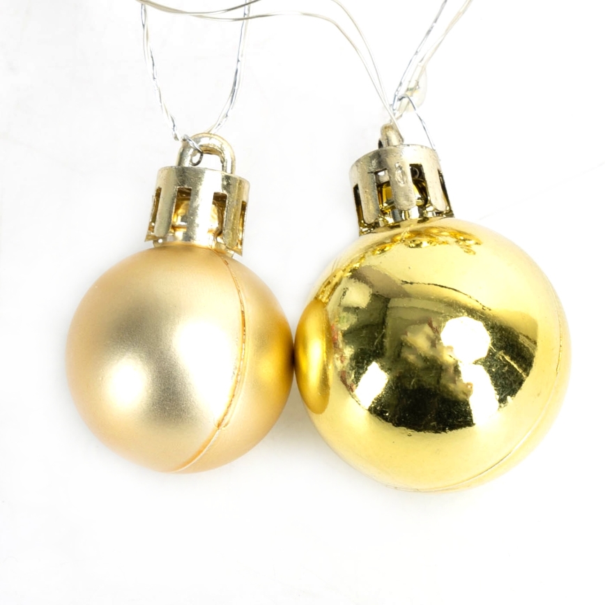 Aigostar - Cordão de luz LED 20xLED/3xAA 2 m branco quente