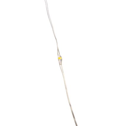 Aigostar - Guirlanda LED para exterior 50 LEDs/8 funções 3xAA 5,3 m branco quente