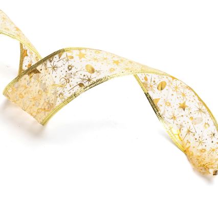 Aigostar - Cordão de luzes LED de Natal 50xLED/3xAA 5m branco quente, dourado