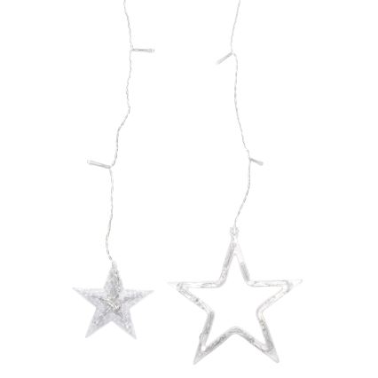Aigostar - Cordão LED para exterior 120xLED/8 funções 3x0,6 m IP44 branco quente + controlo remoto